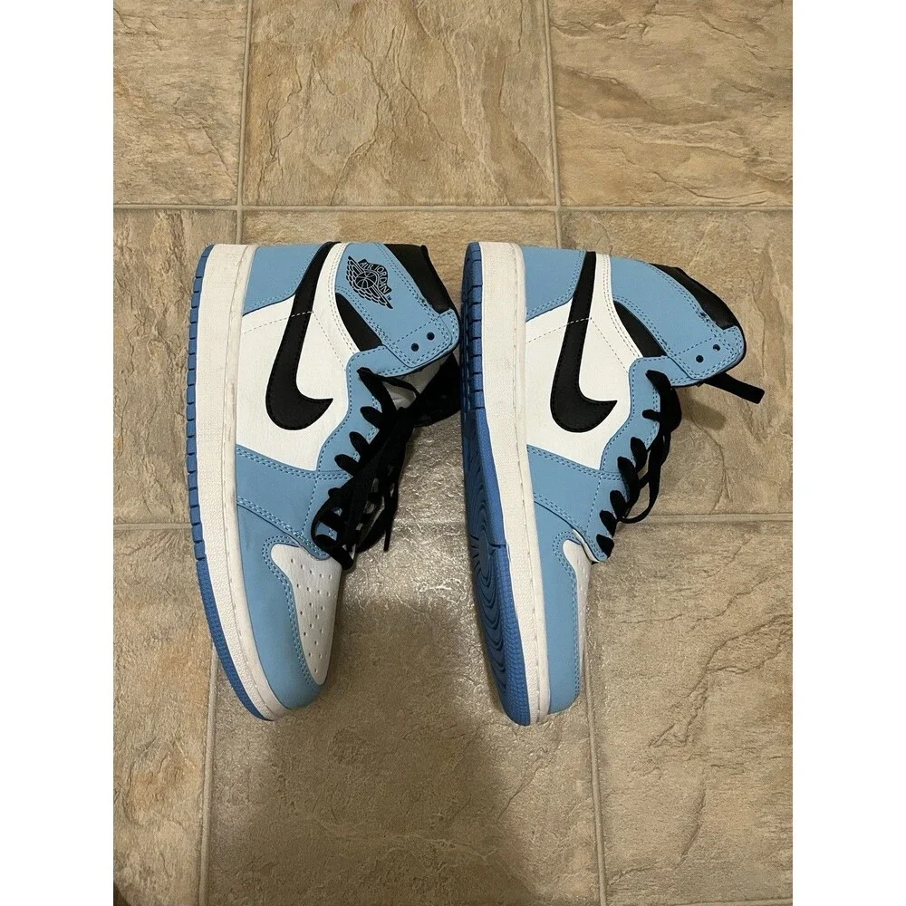 Jordan Air Jordan 1 Retro High OG University Blue White Black Sneakers Men 8.5